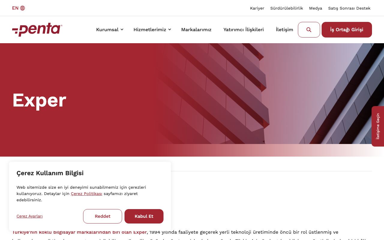 Penta Teknoloji Ürünleri Dağıtım Ticaret A.Ş. (Exper)