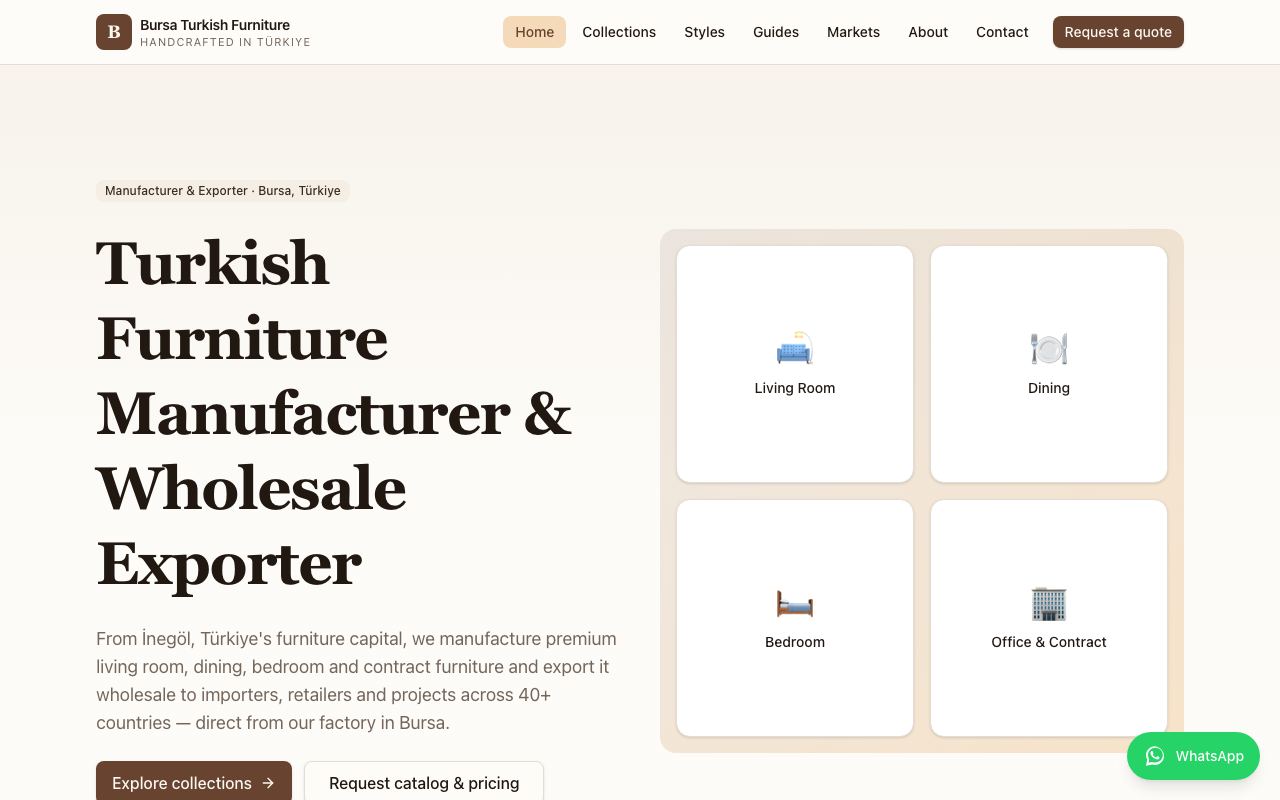 Bursa Turkish Furniture