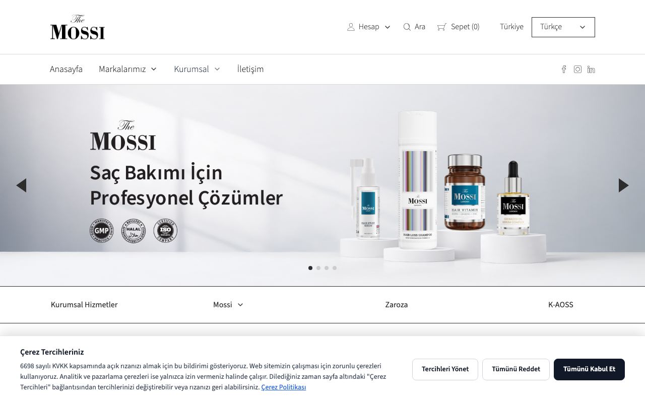 The Mossi Sağlık ve Kozmetik Ürünleri San. Tic. A.Ş.