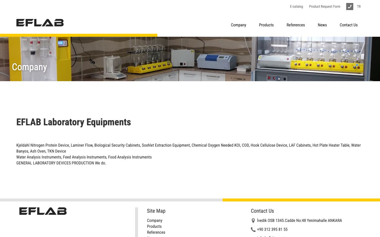 EFLAB Laboratory Equipments