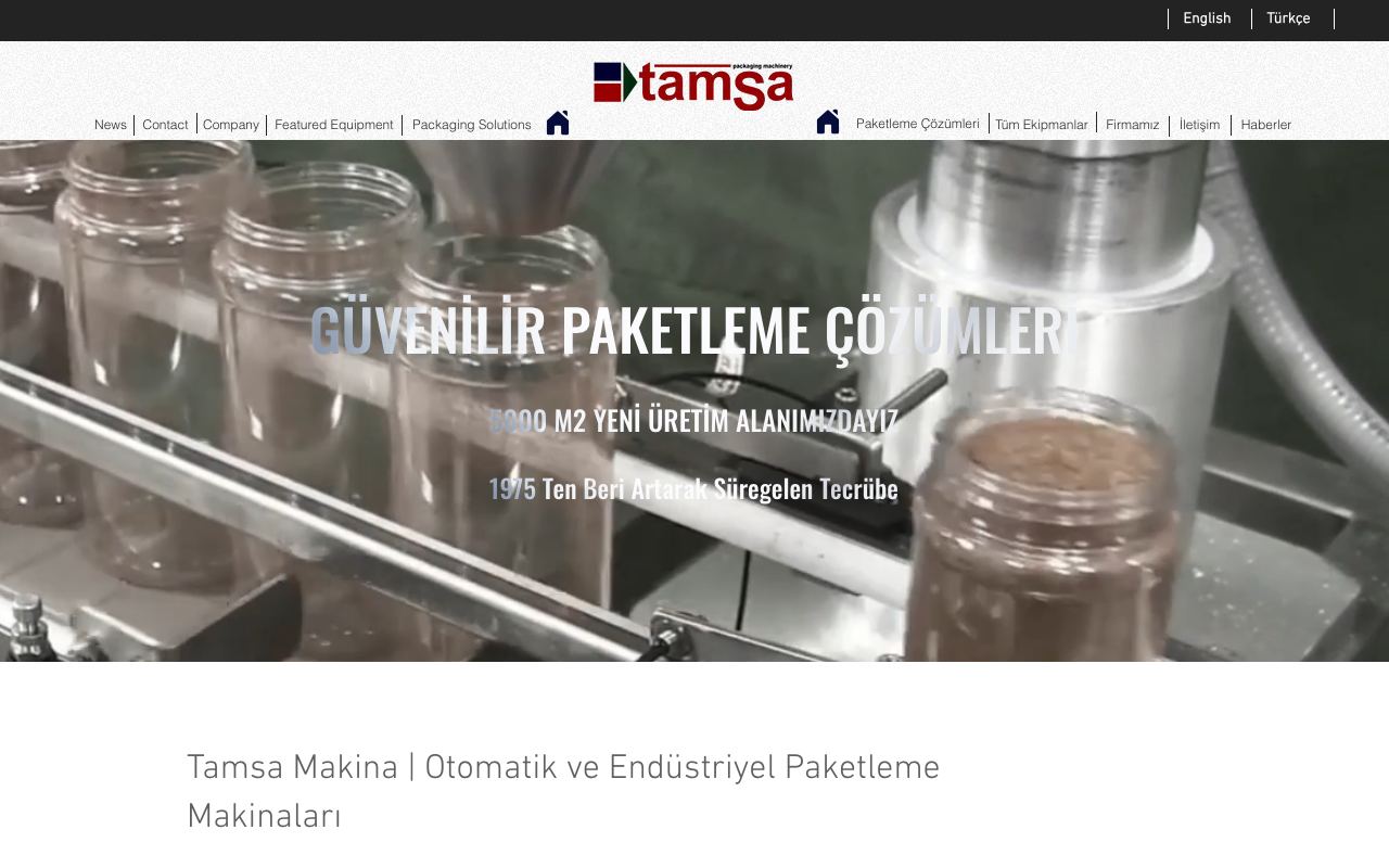 Tamsa Ambalajlama Makinaları
