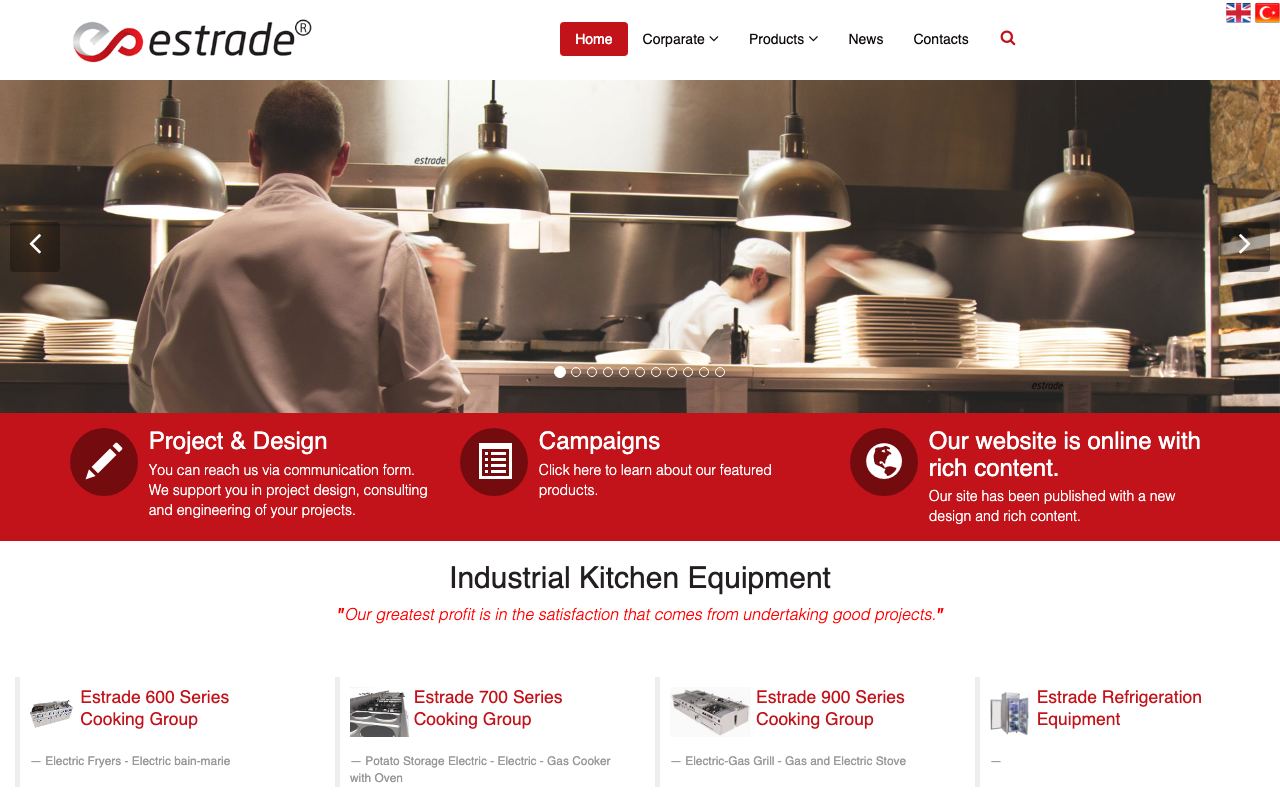Estrade Industrial Kitchen