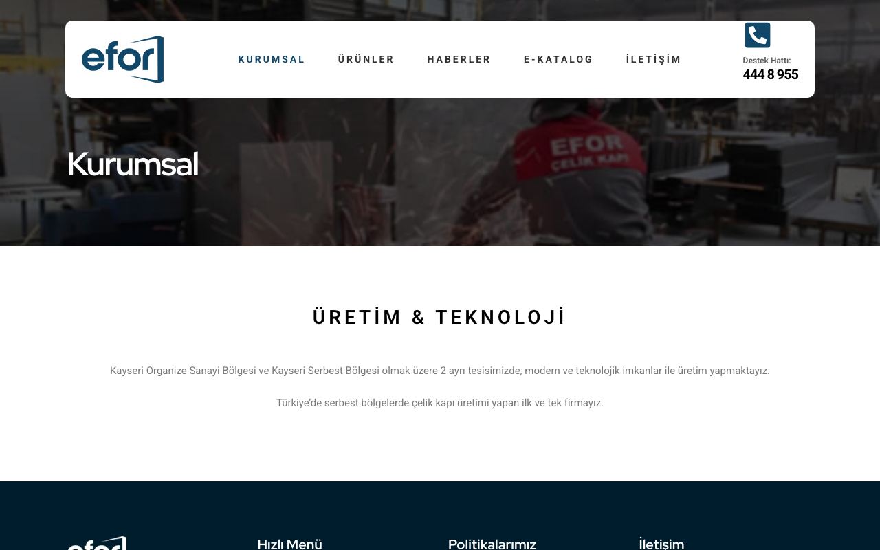 EFOR Çelik Kapı / Sursan Metal