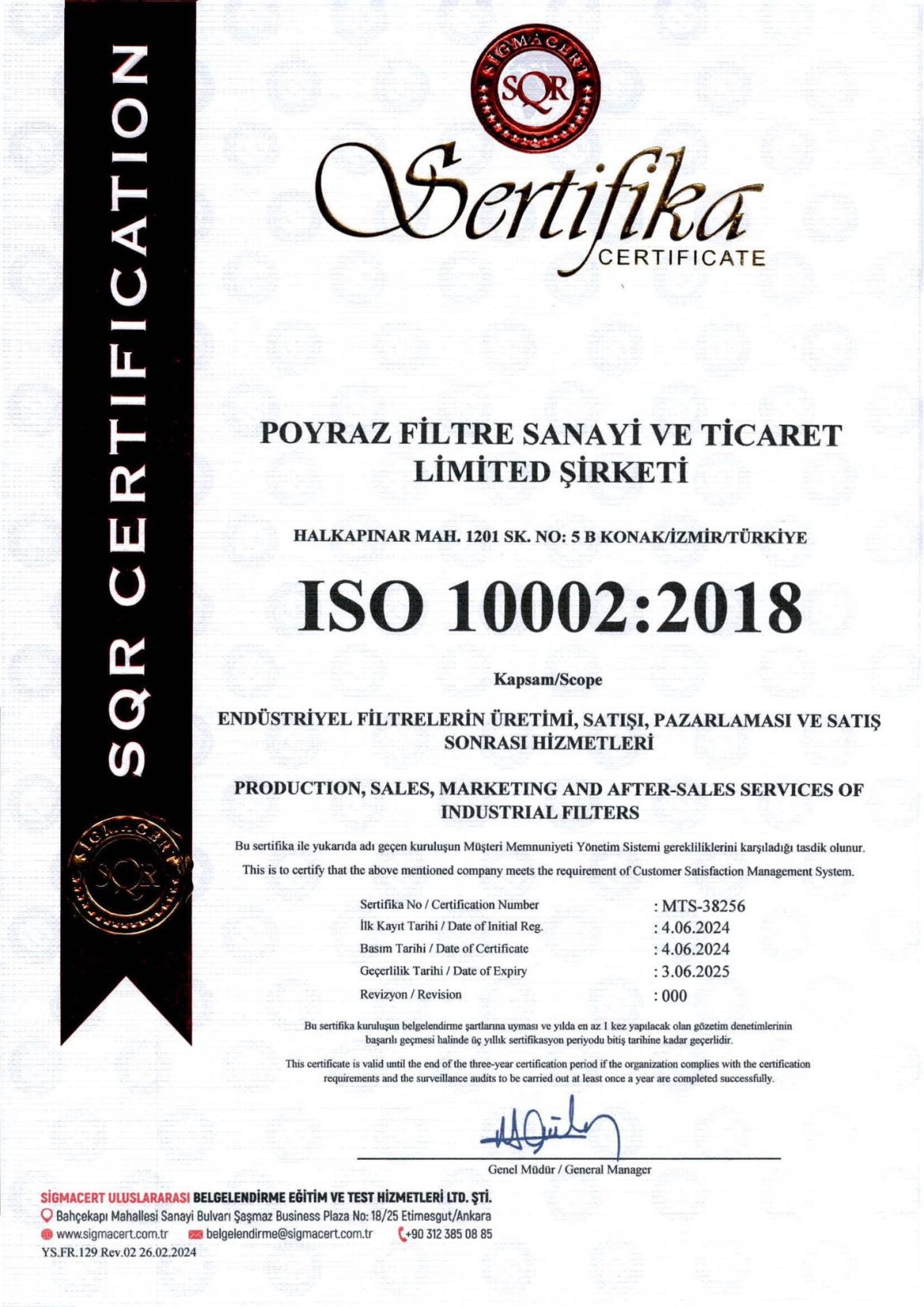 Poyraz Filtre San. ve Tic. Ltd. Şti.