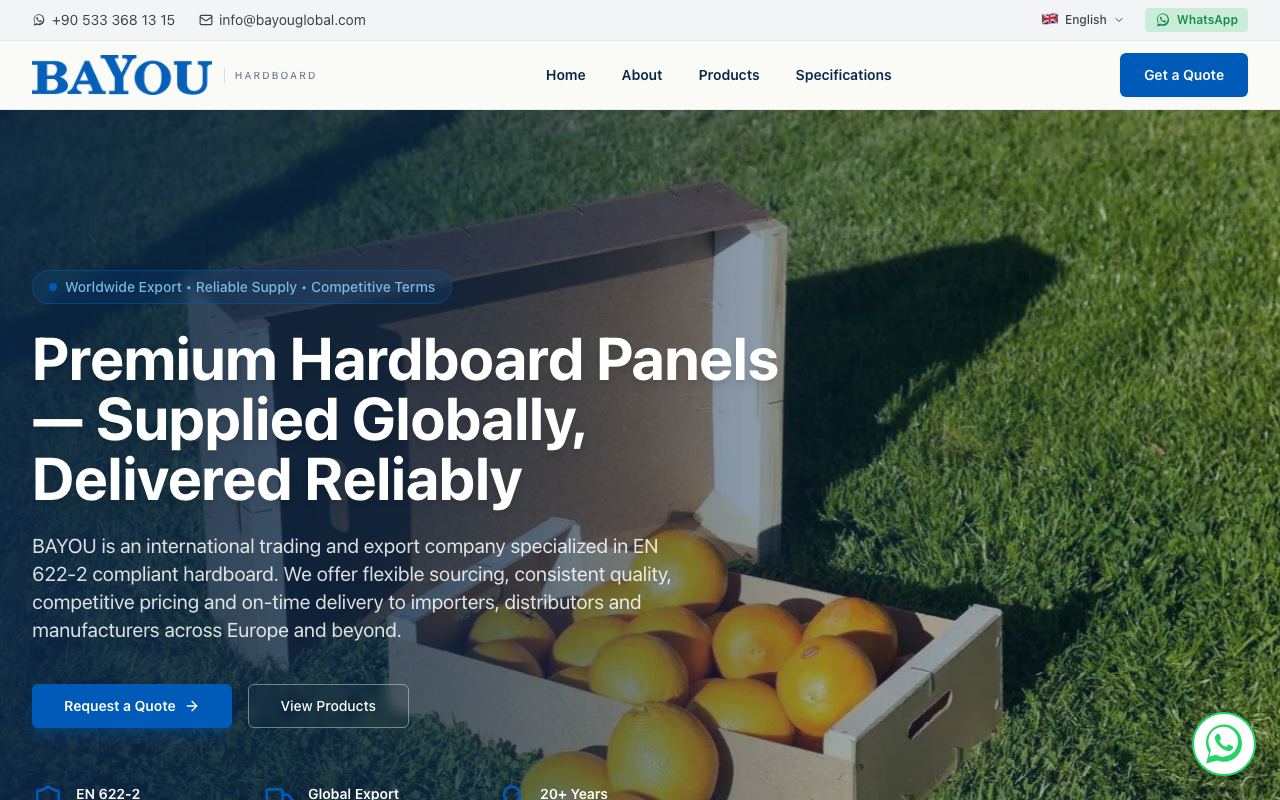 Bayou Hardboard